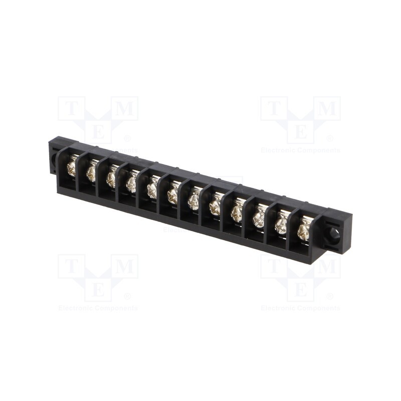 20 pcs : ETB520111200Z - PCB terminal block, angled 90°, 8.25mm, ways: 12, on PCBs, tinned