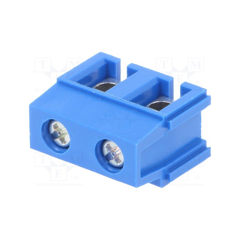 20 pcs : ETB71020B000Z - PCB terminal block, angled 90°, 7.5mm, ways: 2, on PCBs, 2.5mm2