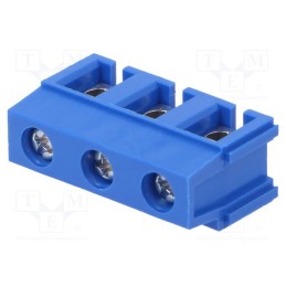 10 pcs : ETB71030B000Z - PCB terminal block, angled 90°, 7.5mm, ways: 3, on PCBs, 2.5mm2