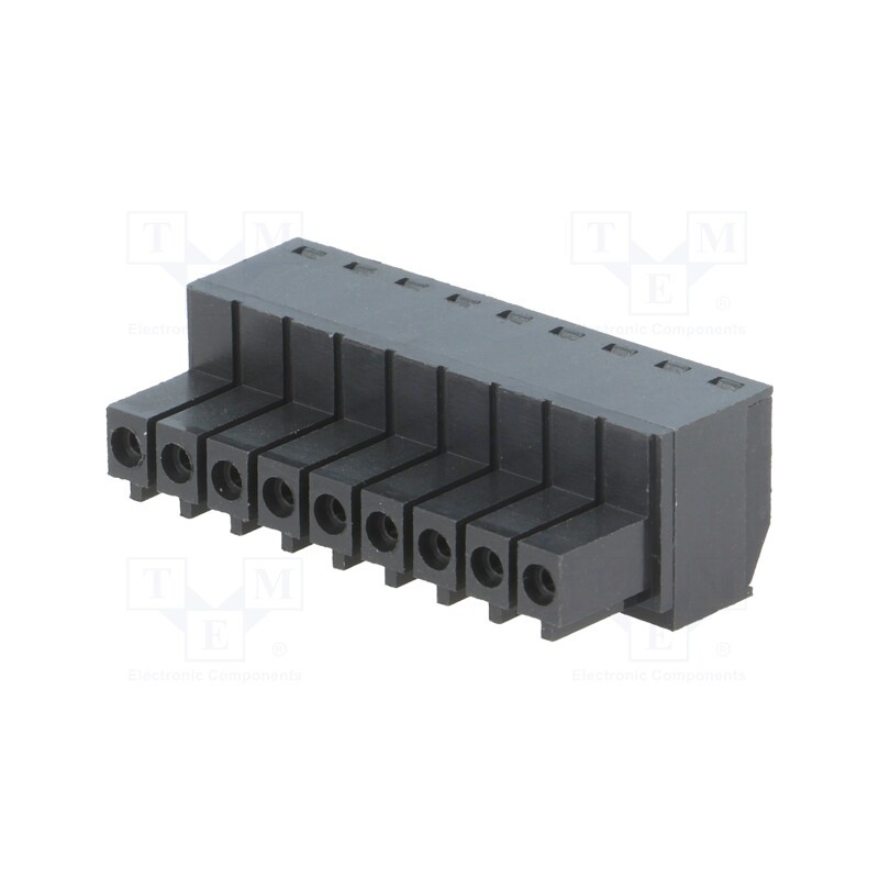 10 pcs : ETB85090K100Z - Pluggable terminal block, 3.5mm, ways: 9, straight, plug, female