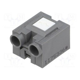 10 pcs : ETBF60020H2FLZ - PCB terminal block, angled 90°, 6.9mm, ways: 2, on PCBs, 3.3mm2