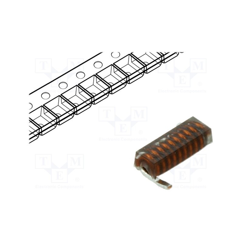 50 pcs : JAS1340-12.55 - Air coil, SMD, 1340, 12.55nH, 1.6A, 14mΩ