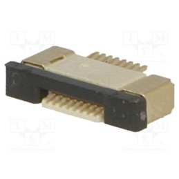 10 pcs : F0500WR-S-08PNLNG1GT0R - Connector: FFC/FPC, horizontal, PIN: 8, top contacts,ZIF, SMT, 0.5A