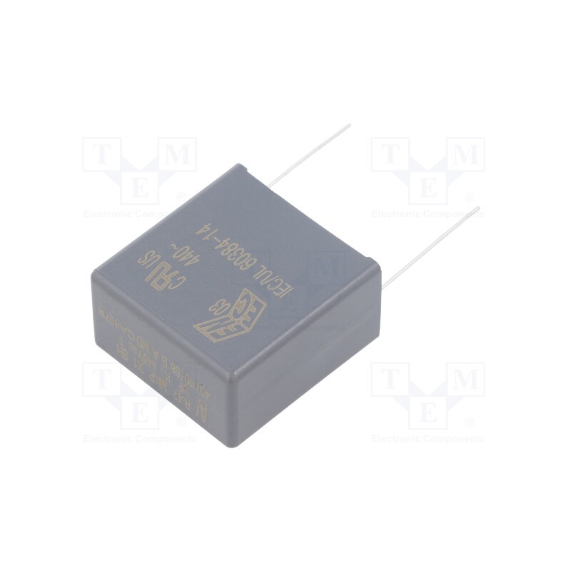 10 pcs : R474R410050A1KV057 - Capacitor: polypropylene, 1uF, 32x33x18mm, THT, ±10%, 27.5mm