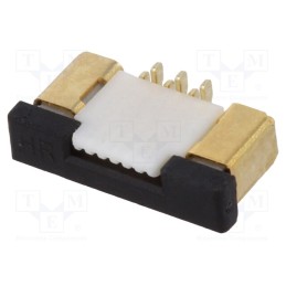 10 pcs : F0500WV-S-06PNLNG1G00L - Connector: FFC/FPC, vertical, PIN: 6, ZIF, SMT, 0.5A, 30mΩ, -25÷85°C