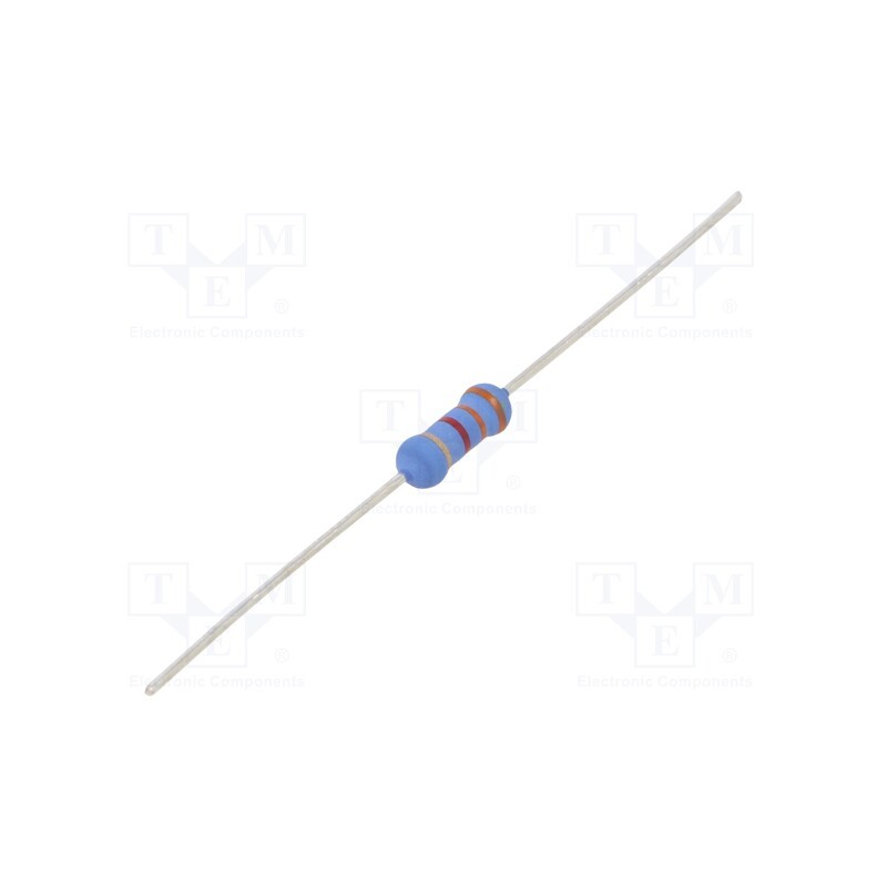 50 pcs : 1-1625886-2 - Resistor: metal oxide, 3.3kΩ, 1W, ±5%, Ø3.5x10mm, -55÷155°C