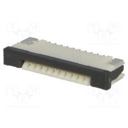 10 pcs : F1003WR-S-10PB - Connector: FFC/FPC, horizontal, PIN: 10, bottom contacts,ZIF, SMT