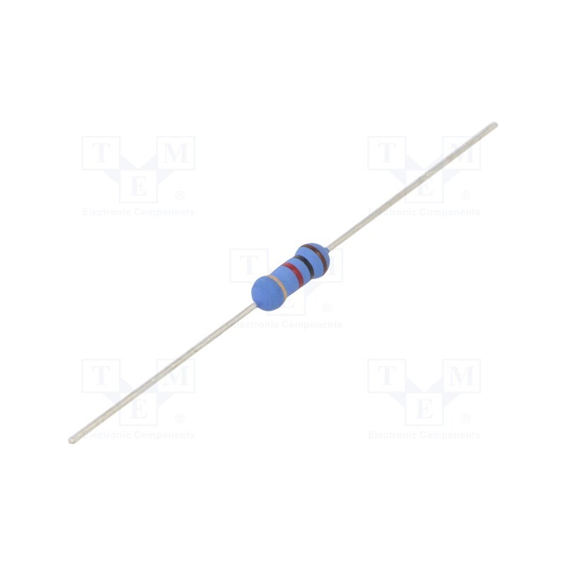50 pcs : 3-1625885-1 - Resistor: metal oxide, 1kΩ, 1W, ±5%, Ø3.5x10mm, -55÷155°C