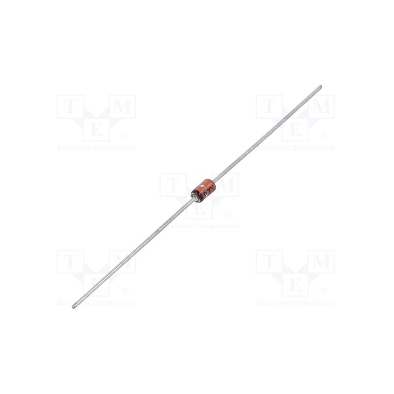 50 pcs : BZX85C47 R0G - Diode: Zener, 1.3W, 47V, 4mA, , DO41, single diode