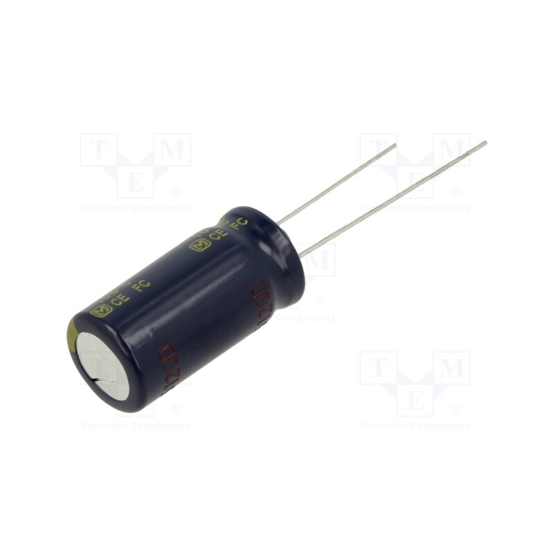 20 pcs : EEUFC1H561 - Capacitor: electrolytic, low ESR, THT, 560uF, 50VDC, Ø12.5x25mm