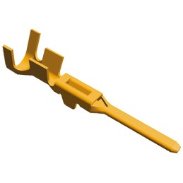 25 pcs - TE Connectivity MINI-MIC Series Male Crimp Terminal, 17AWG Min, 15AWG Max