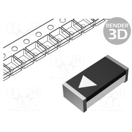 50 pcs : BZS55C15 RXG - Diode: Zener, 0.5W, 15V, 5mA, SMD, , 1206, single diode