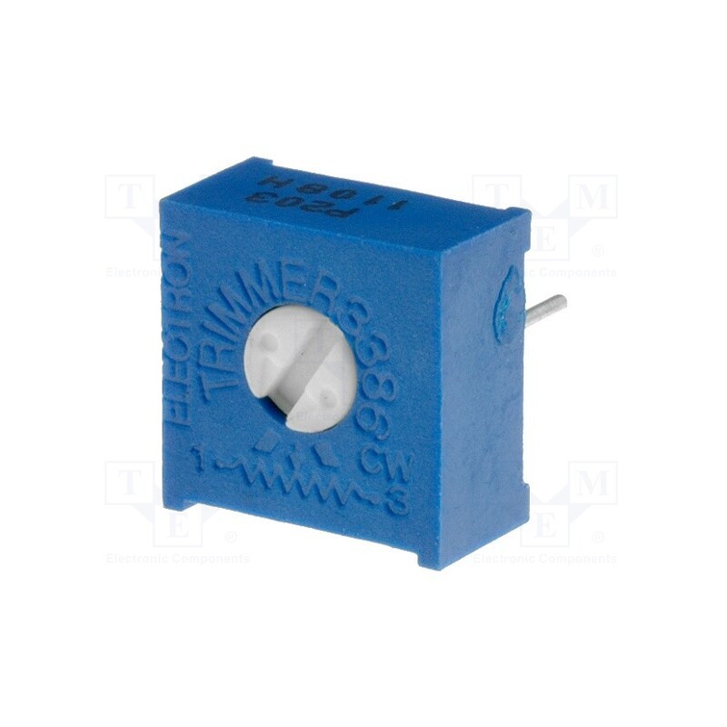 20 pcs : - Potentiometer: mounting, single turn,horizontal, 10kΩ, 500mW
