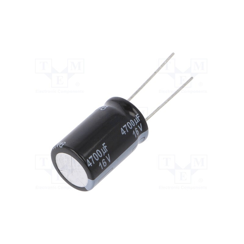 10 pcs : EEUFC1H102B - Capacitor: electrolytic, low ESR, THT, 1000uF, 50VDC, Ø16x25mm