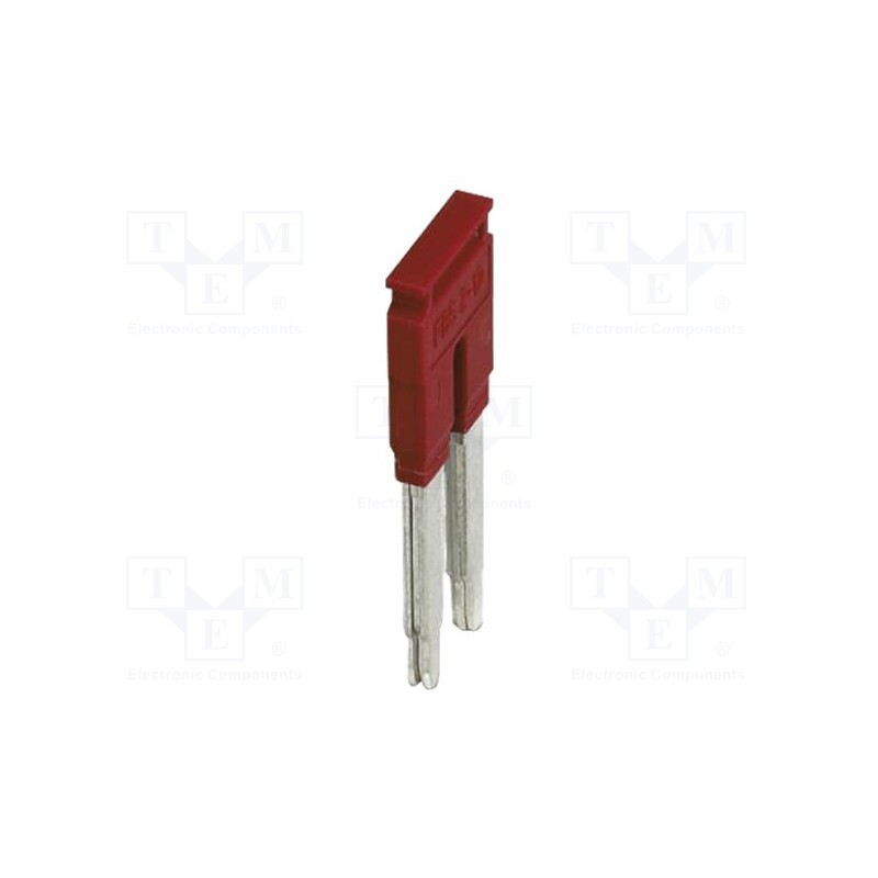 10 pcs : FBS 2-10 3005947 - Comb bridge, ways: 2, red, Width: 10mm, UL94V-0