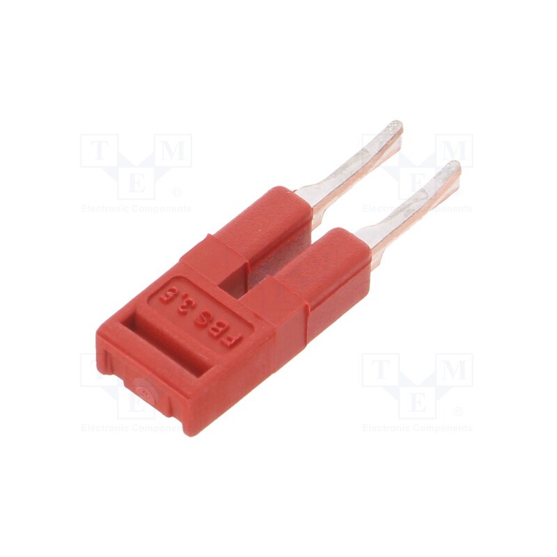 10 pcs : FBS 2-3,5 – 3213014 - Comb bridge, ways: 2, red, Width: 3.5mm, UL94V-0