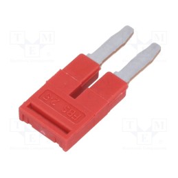 10 pcs : FBS 2-5 3030161 - Comb bridge, ways: 2, red, Width: 5mm, UL94V-0
