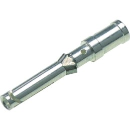 25 pcs - Han E Female 16A Crimp Contact Minimum Wire Size 0.14mm² Maximum Wire Size 0.37mm² for use with Heavy Duty Power