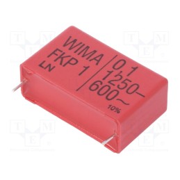 10 pcs : FKP1R031007D00KSSD - Capacitor: polypropylene, 100nF, 15x26x41.5mm, THT, ±10%, 37.5mm
