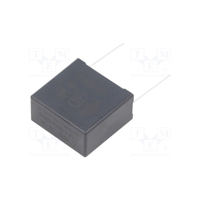 10 pcs : R53BR42205000K - Capacitor: polypropylene, 2.2uF, 16x30x32mm, THT, ±10%, 25mm