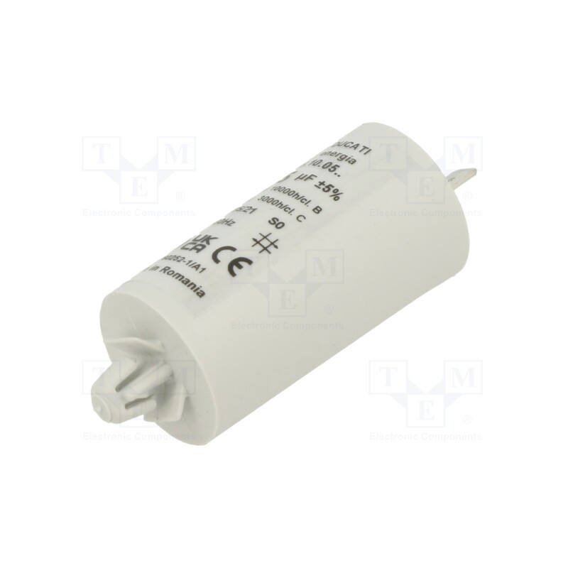 10 pcs : 416100572 - Capacitor: motors, run, 3.5uF, 400VAC, Ø28x55mm, -25÷85°C, ±5%