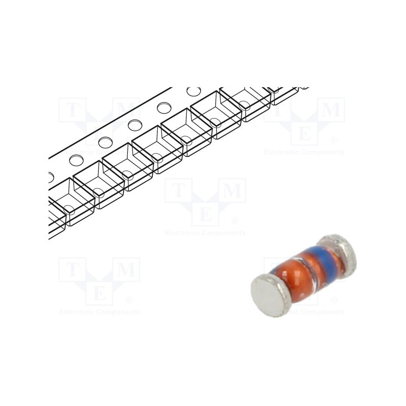 50 pcs : TMMBAT46FILM - Diode: Schottky switching, SMD, 100V, 0.15A, MiniMELF,