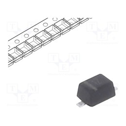 50 pcs : BZT52B2V7S RRG - Diode: Zener, 0.2W, 2.7V, 5mA, SMD, , SOD323F, single diode