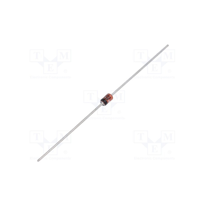 50 pcs : BZX85C43 R0G - Diode: Zener, 1.3W, 43V, 6mA, , DO41, single diode