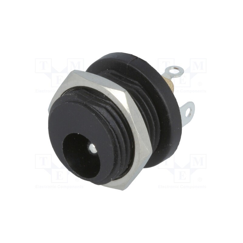 10 pcs : FC681474 - Socket, DC supply, male, 5.5/2.5mm, 5.5mm, 2.5mm, soldering