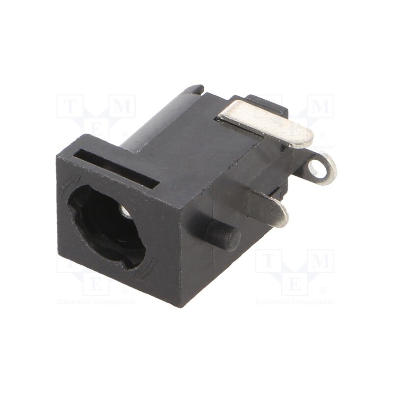 10 pcs : FC681478 - Socket, DC supply, male, 5.5/2.1mm, with lock, soldering, 2A, 16VDC