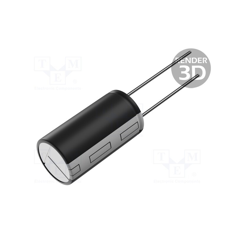 10 pcs : UCY2G101MHD6 - Capacitor: electrolytic, THT, 100uF, 400VDC, Ø18x31.5mm, ±20%