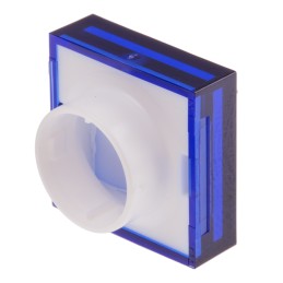 1 pcs - RS PRO Blue Square Push Button Lens for Use with ADA16 Series