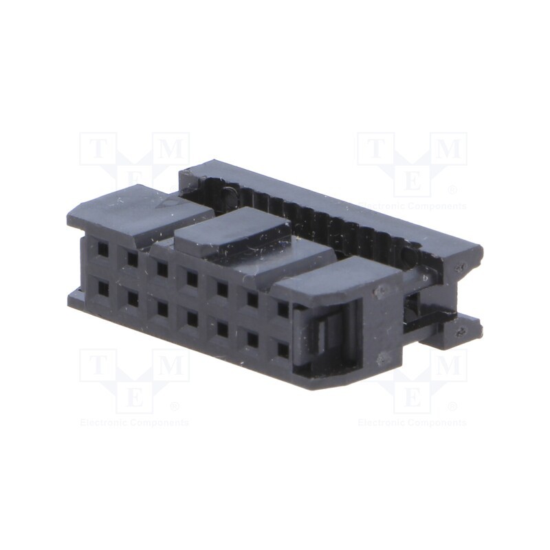 10 pcs : FCS-14-SG - Plug, IDC, female, PIN: 14, without strain relief, IDC, 1.27mm