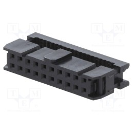 20 pcs : FCS-C1-20-G - Plug, IDC, female, PIN: 20, without strain relief, IDC, 1.27mm