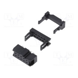 20 pcs : FCS-D2C1-10-SG-FSR - Plug, IDC, female, PIN: 10, IDC, for ribbon cable, 1.27mm