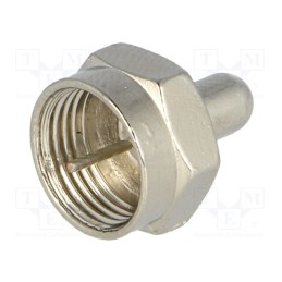 10 pcs : FF20L - Terminator, F, male, 75Ω