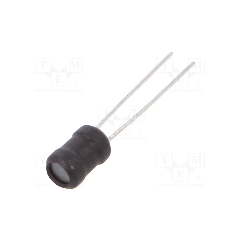 50 pcs : COIL0406-1.5 - Inductor: wire, THT, 1.5mH, Ioper: 130mA, 11.53Ω, ±10%, Ø5.5x7.5mm