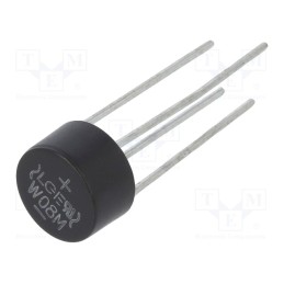 20 pcs : W08M - Bridge rectifier: single-phase, Urmax: 800V, If: 1.5A, Ifsm: 50A