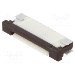 20 pcs : FFC3B07-09-T - Connector: FFC/FPC, horizontal, PIN: 9, ZIF, SMT, 50V, 0.4A, tinned