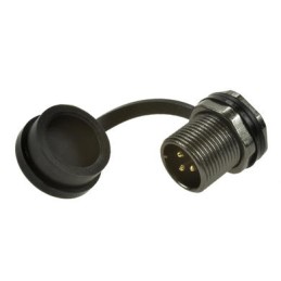 1 pcs - RS PRO Circular Connector, 3 Contacts, Rear Mount, Plug, Male, IP67