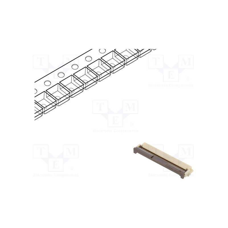 10 pcs : FH12S-40S-0.5SH(55) - Connector: FFC/FPC, horizontal, PIN: 40, bottom contacts,ZIF, SMT