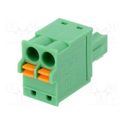 10 pcs : FK-MCP 1,5/ 2-ST-3,81 - 1851041 - Pluggable terminal block, 3.81mm, ways: 2, straight, plug, female