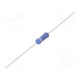 50 pcs : 1-1625885-4 - Resistor: metal oxide, 10Ω, 1W, ±5%, Ø3.5x10mm, -55÷155°C
