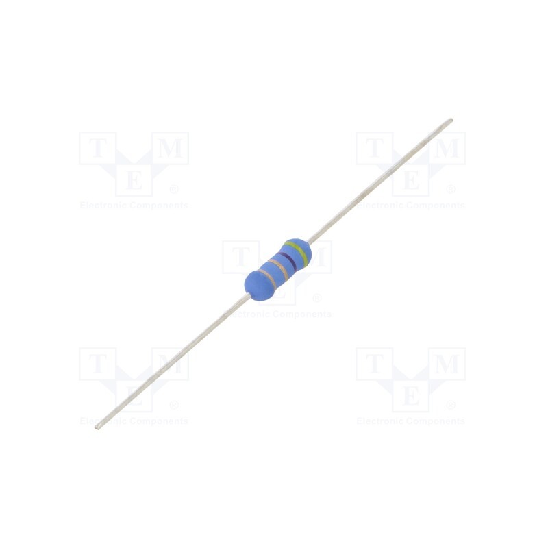 50 pcs : 2-1625886-2 - Resistor: metal oxide, 4.7Ω, 1W, ±5%, Ø3.5x10mm, -55÷155°C