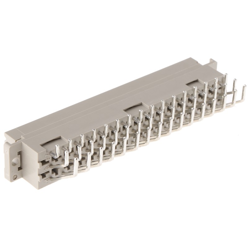 20 pcs - HARTING 09 06 48 Way 5.08mm Pitch, Type F Class C2, 3 Row, Right Angle DIN 41612 Connector, Socket