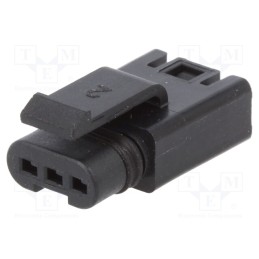 10 pcs : FLHS3100 - Plug, Connector: wire-wire, FLH, PIN: 3, female, Type: w/o contacts