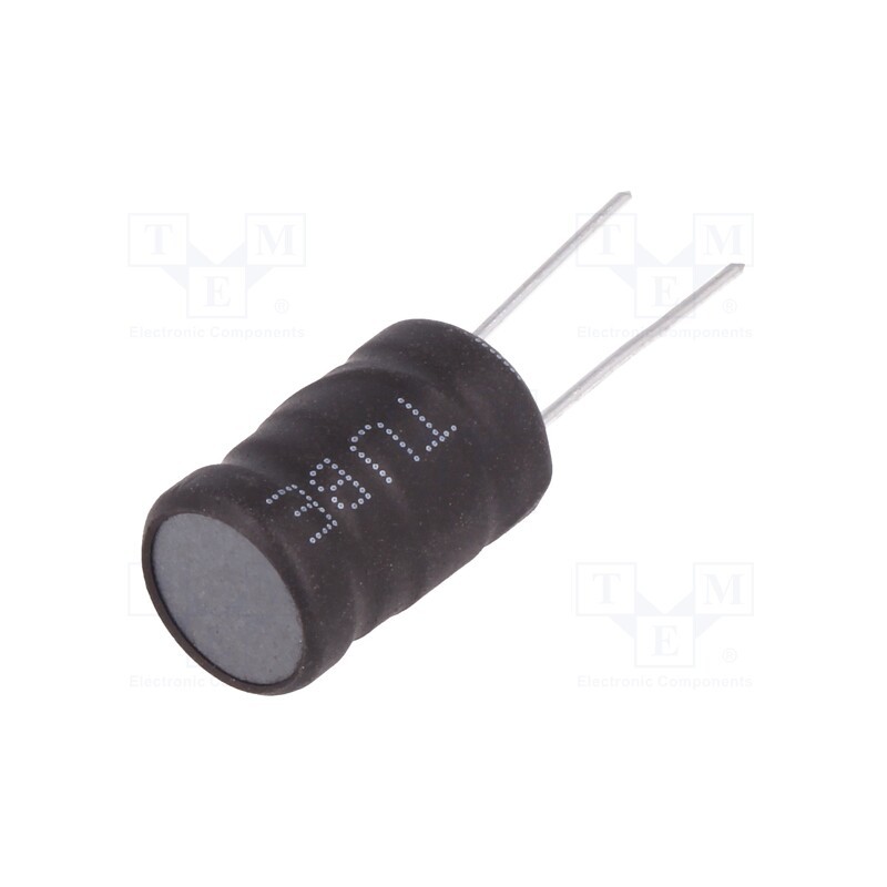 10 pcs : COIL1016-8.2 - Inductor: wire, THT, 8.2mH, 450mA, ±10%, Ø11.5x17.5mm, vertical