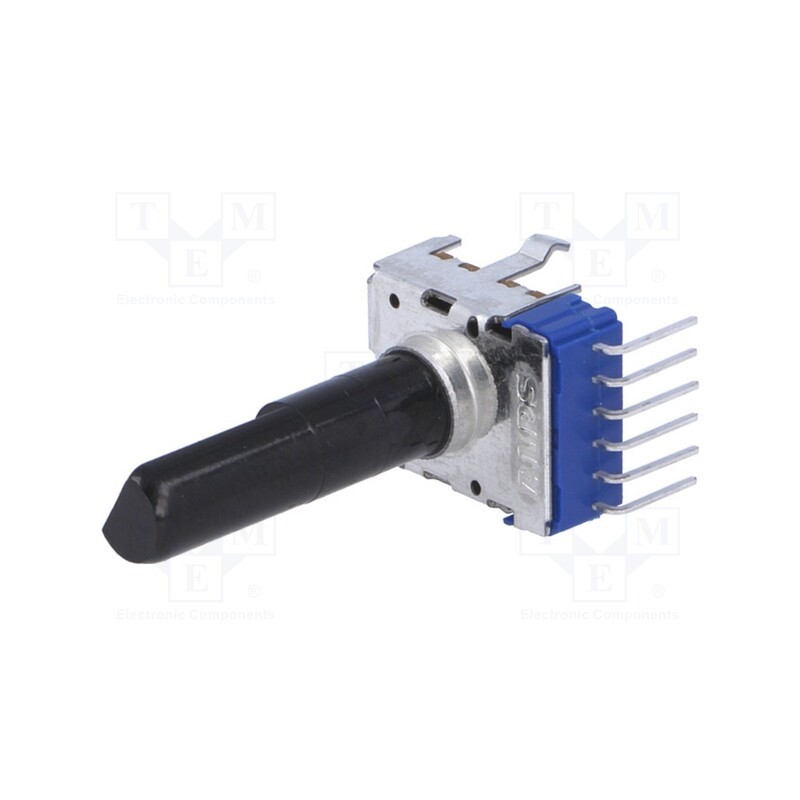 10 pcs : RK12L12C0A0G - Potentiometer: shaft, 50mW, 10kΩ, ±20%, 300°, for PCB, logarithmic