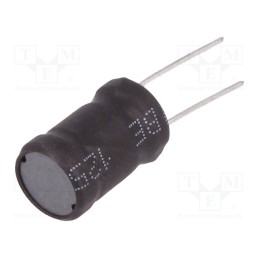 10 pcs : COIL1016-2.2 - Inductor: wire, THT, 2.2mH, 650mA, ±10%, Ø11.5x17.5mm, vertical