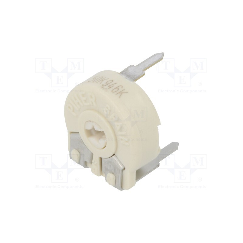 10 pcs : PTC10LV10-503A1010 - Potentiometer: mounting, single turn,horizontal, 50kΩ, 330mW